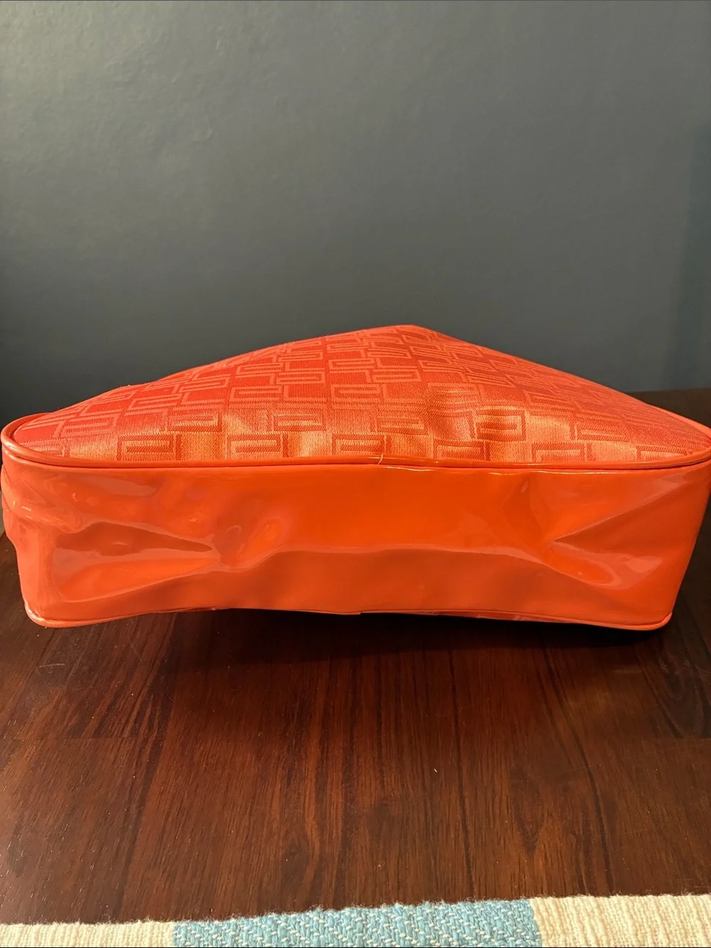 Estée Lauder Orange Toiletry Pouch Stylish Travel Cosmetic Bag